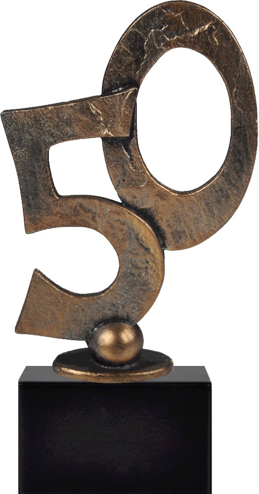Award met cijfers 50 19cm WBEL 394B
