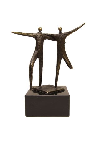 WMA639 Een prettige samenwerking groot 16cm 