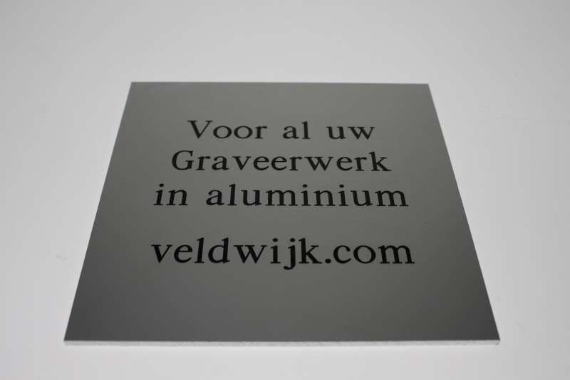 terwijl Onveilig som Aluminium graveren - Sportprijzen.com