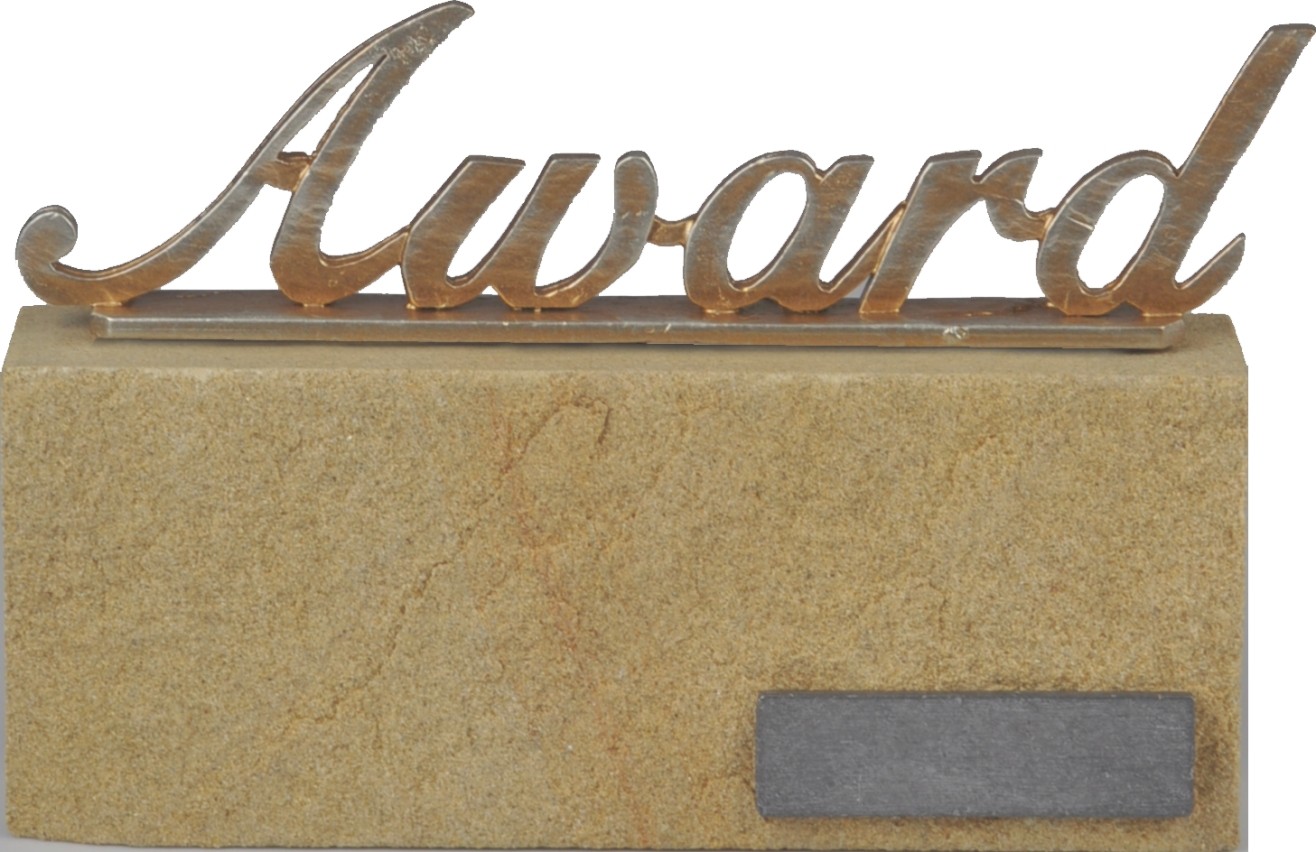 Award met tekst Award 13.5cm WBEZ 728