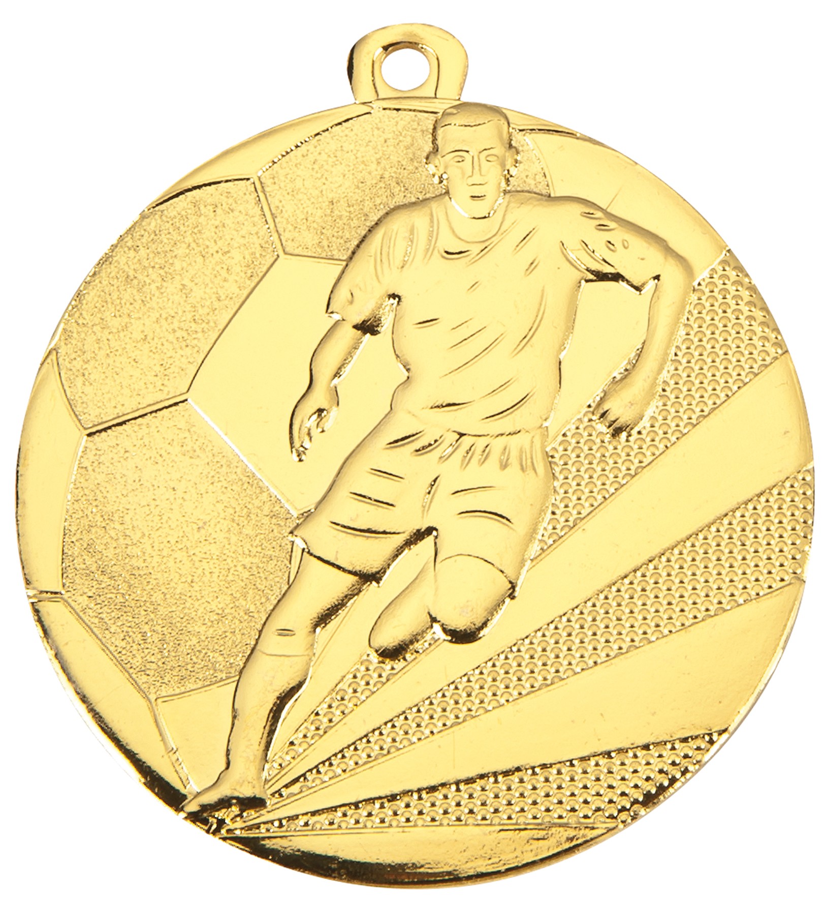 Medaille met voetballer WD112A 50mm
