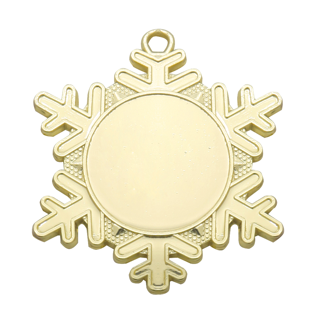 Medaille WD 47 52mm Sneeuwkristal