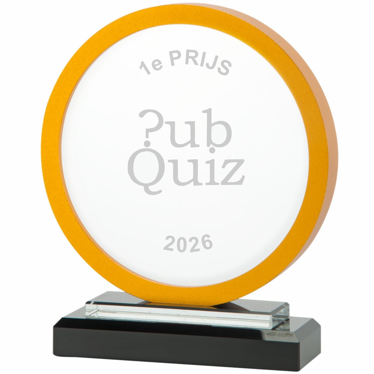 Glazen Trofee Serie W575 PubQuiz Incl Giftbox