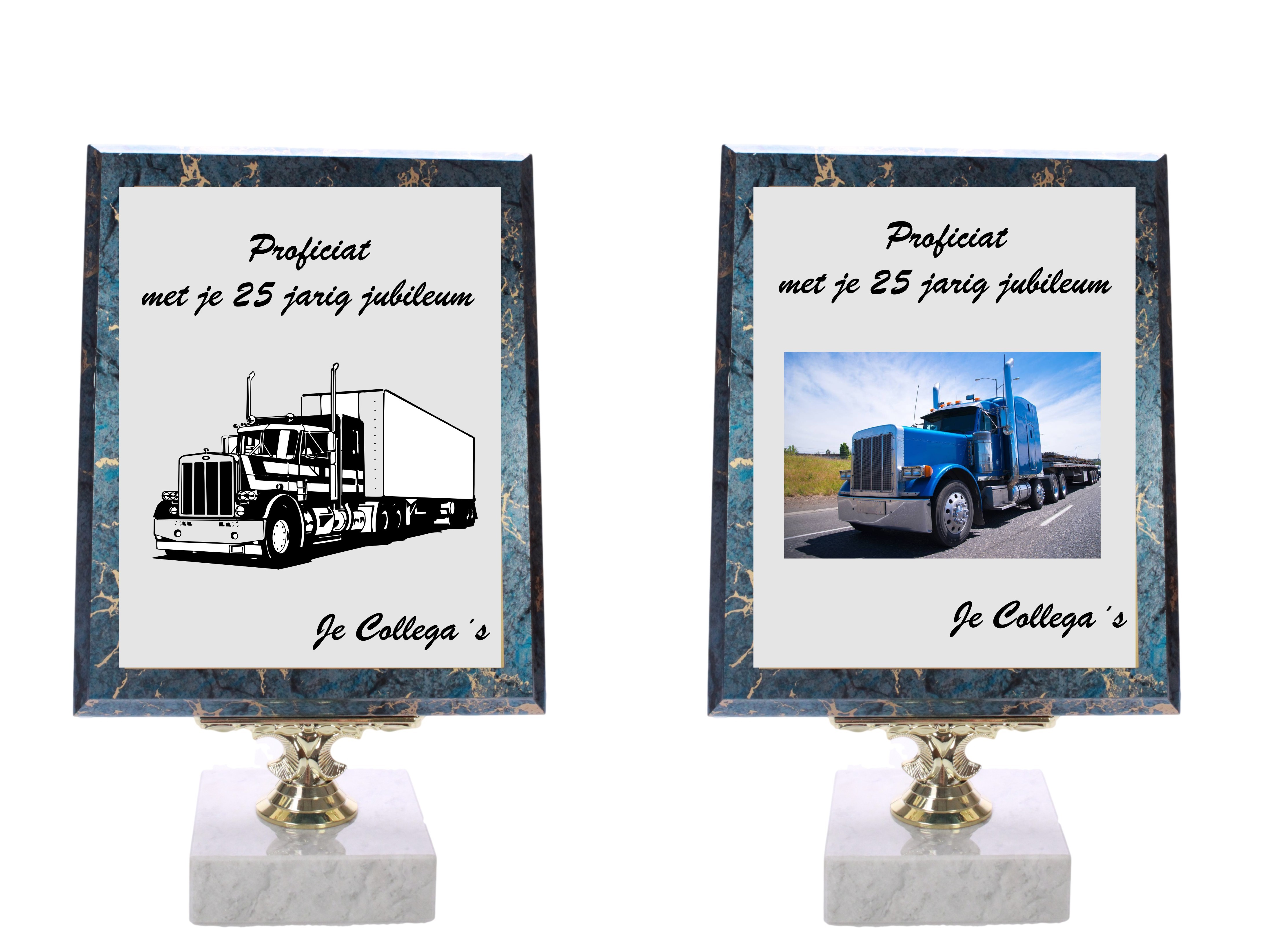 Wandbord 360 Serie blauw
