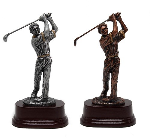 WSA-15 Golfer Zilver/Brons 18cm