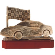 Luxe trofee raceauto / racen / finish 17cm WBEL 246B