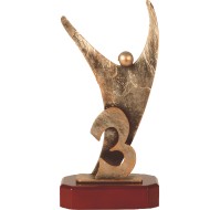 Luxe trofee nummer drie / derde plaats 27cm WBEL 254