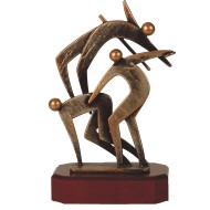 Luxe trofee atletiek 25cm WBEL 263B