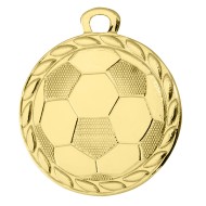 Medaille met voetbal WDI3202 32mm