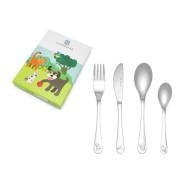 Huisdieren 4-delig Kinderbestek