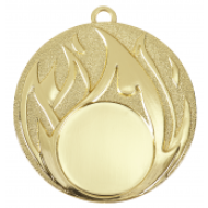 Medaille met vlammen WD49 mm