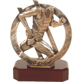 Luxe trofee hardloper / atletiek 19,5cm WBEL 292B