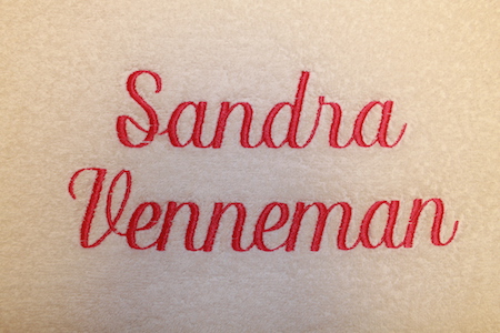 Lettertype Sandra