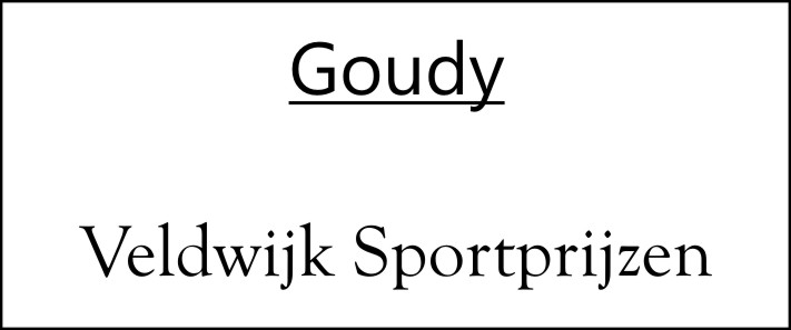 Goudy